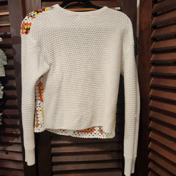 SO Women's Colorful Crochet Cardigan Sweater - Picture 4 of 4